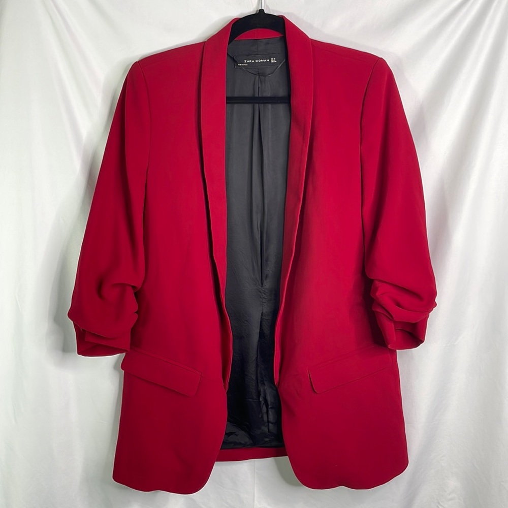 Zara Red Blazer